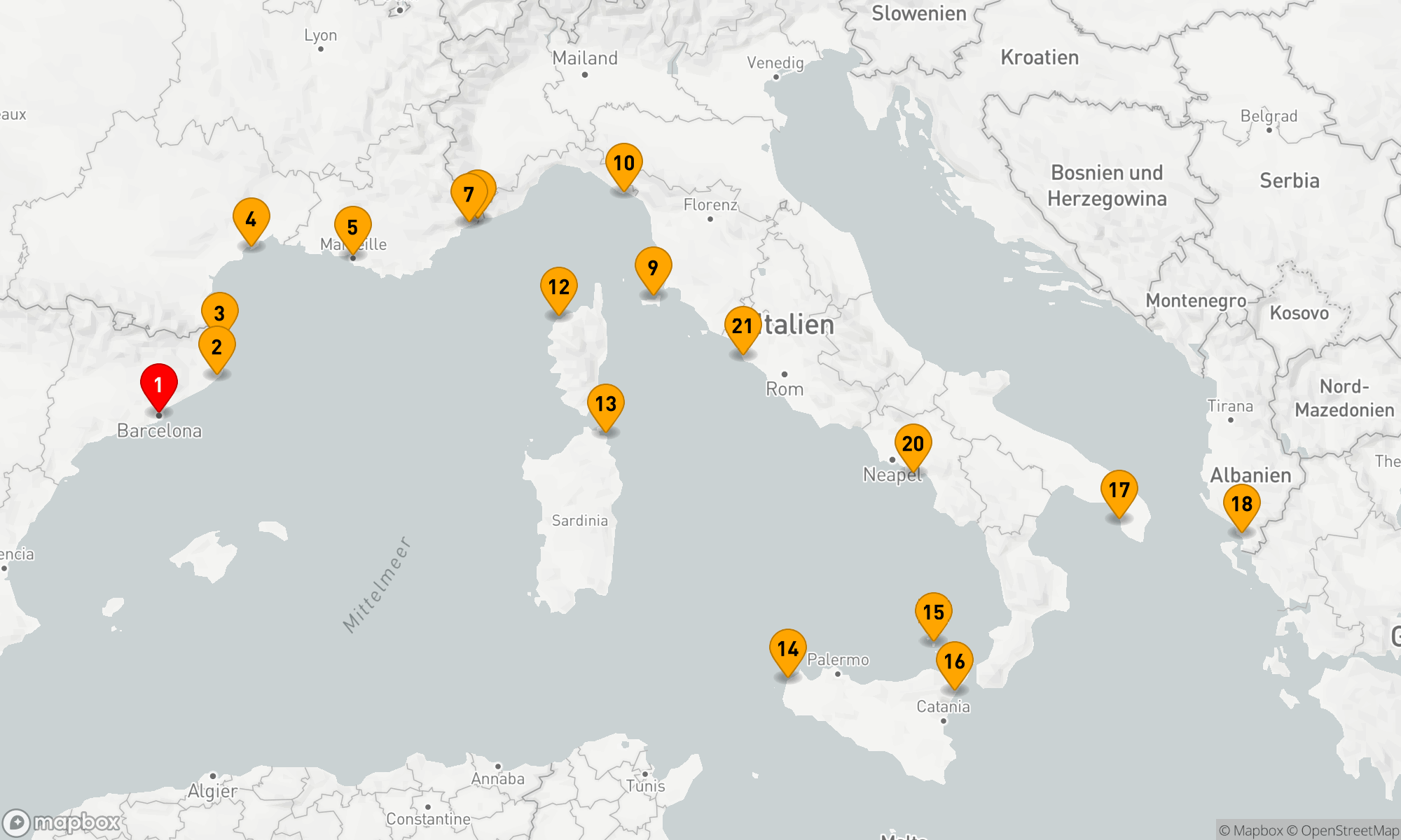 RIVIERA EDELSTEINE & TYRRHENISCHE SCHÄTZE