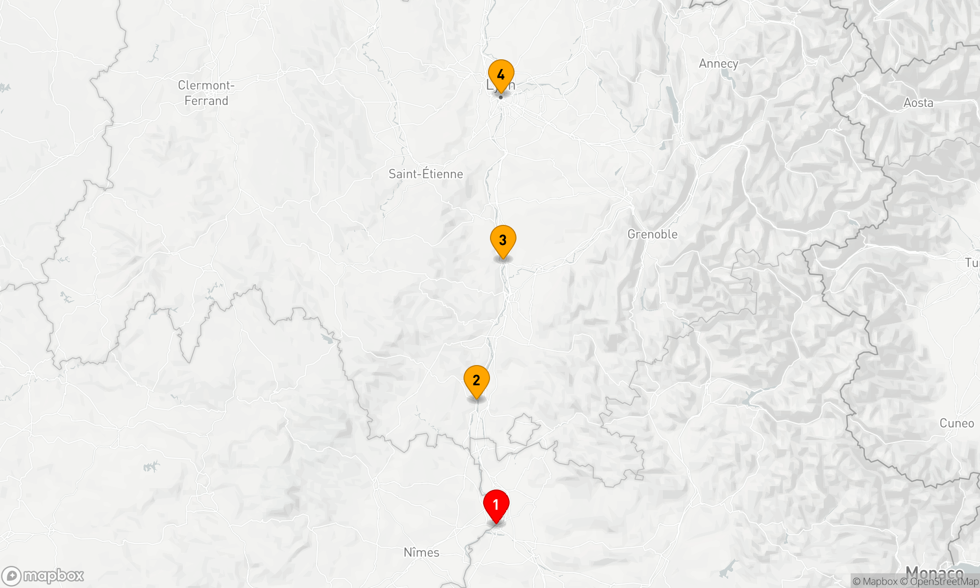 Rhône Sampler mit Avignon, Lyon und Lavendelfeldern