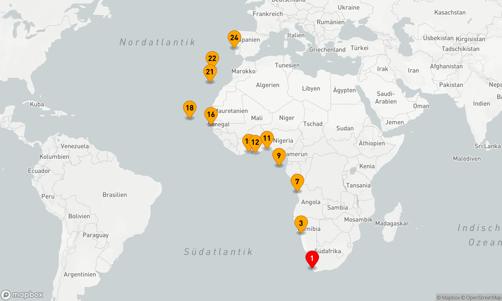 WESTAFRIKA & WUNDERINSELN
