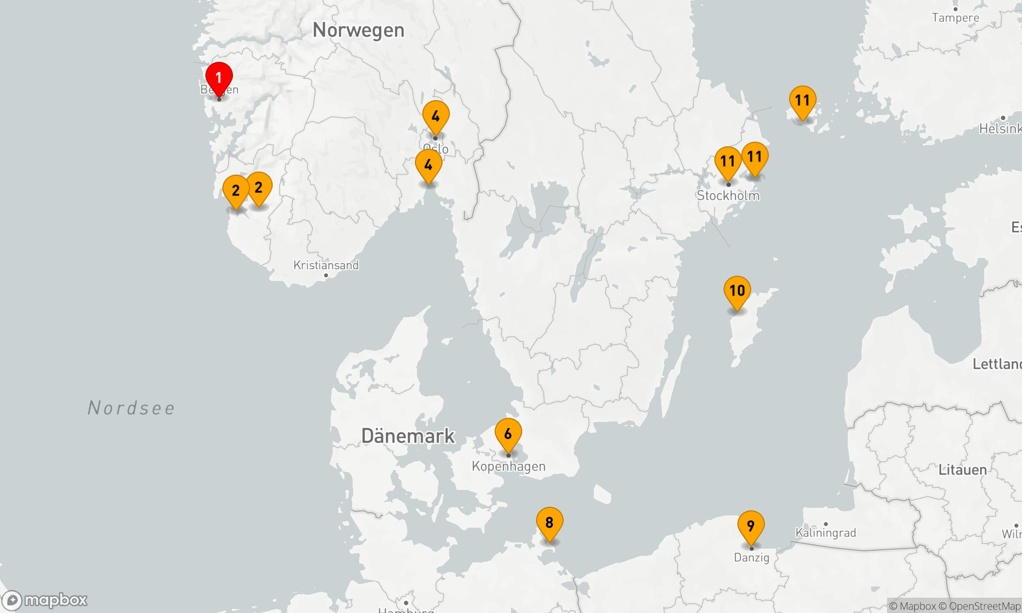 Schätze des Baltikums: Von Norwegen nach Stockholm
