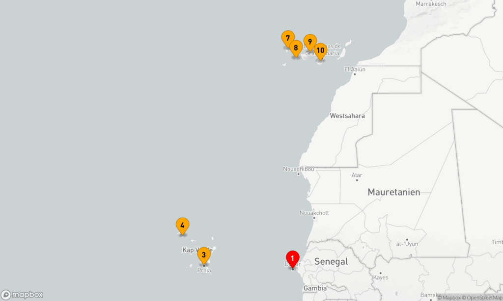 Zwischen Vulkanen und dem Meer, von den Kapverden bis zu den Kanaren