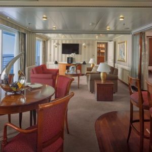 Silversea - Silver Whisper - Owners Suite Wohnbereich