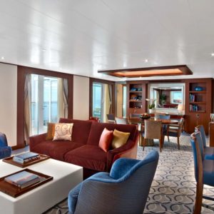 Seabourn Ovation - Wintergarden Suite Wohnbereich