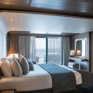 Ponant - Le Commandant Charcot - Suite 840 Schlafbereich