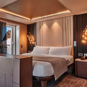 Silver Endeavor Kabinen Owners Suite Schlafbereich